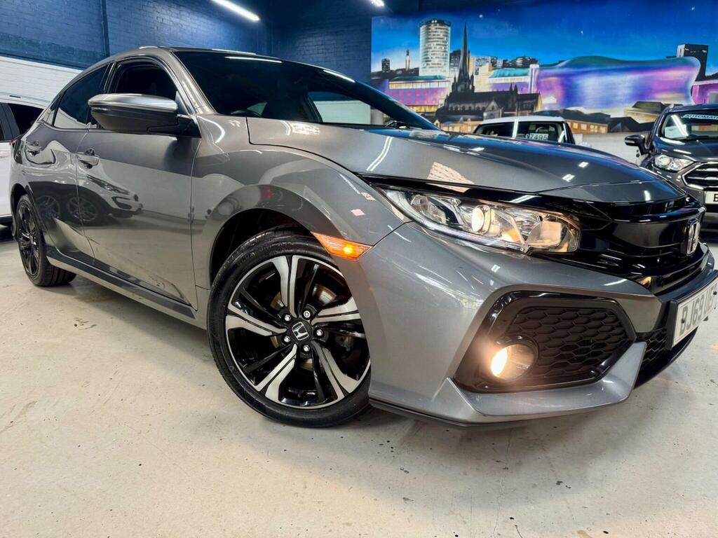 Honda Civic Hatchback 1.0 Vtec Turbo Sr Euro 6 Ss 2019 Grey