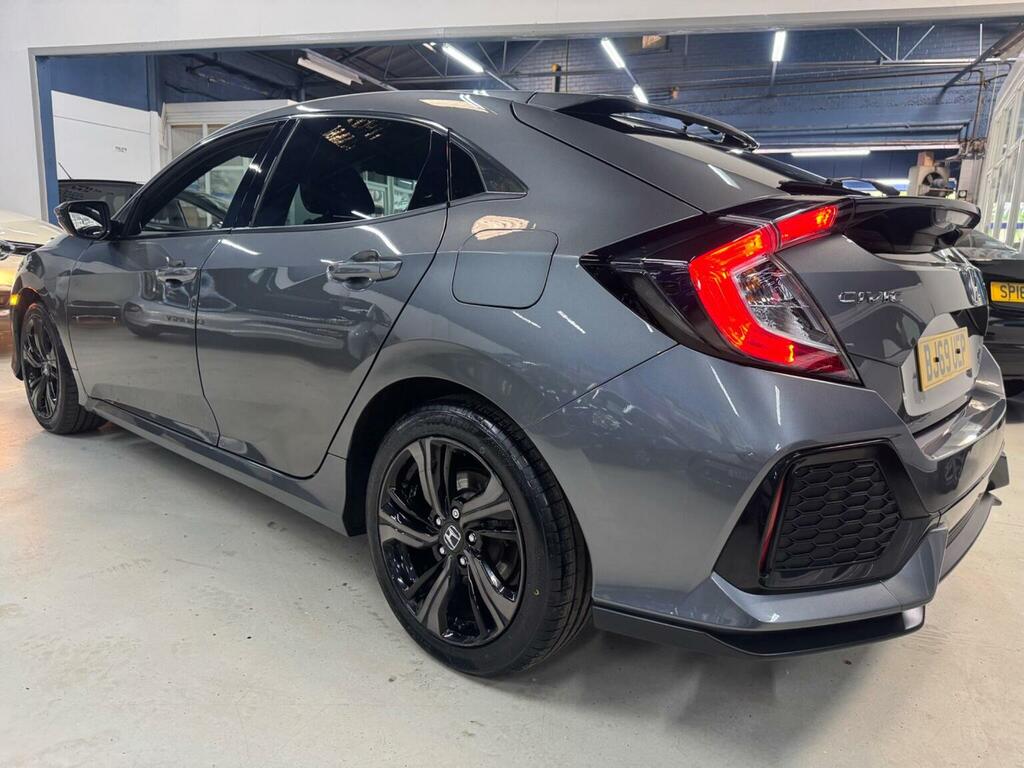 Honda Civic Hatchback 1.0 Vtec Turbo Sr Euro 6 Ss 2019 Grey #4