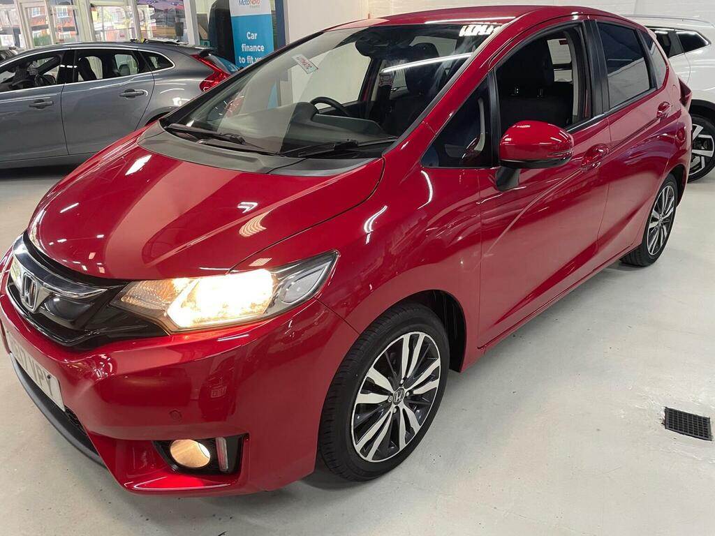 Honda Jazz Hatchback 1.3 I-vtec Ex Cvt Euro 6 Ss 2017 Red #3