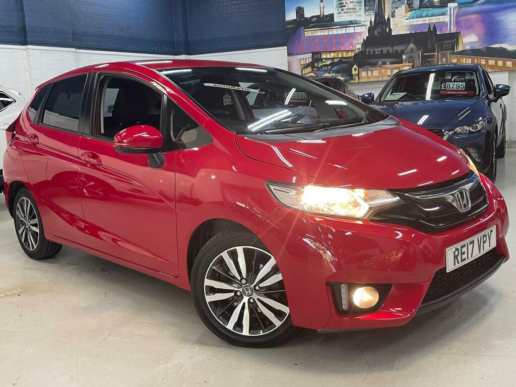 Honda Jazz Hatchback 1.3 I-vtec Ex Cvt Euro 6 Ss 2017 Red