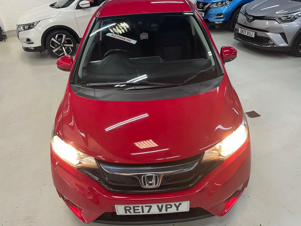Honda Jazz Hatchback 1.3 I-vtec Ex Cvt Euro 6 Ss 2017 Red #6