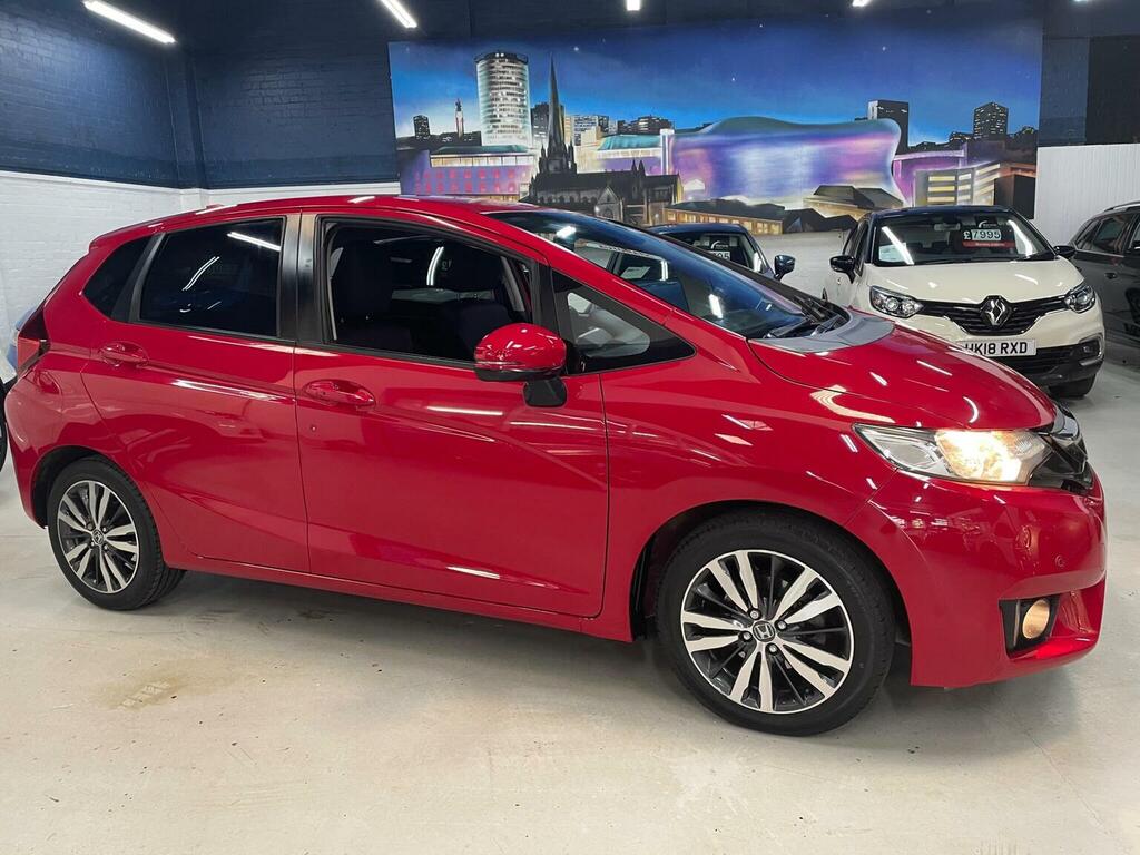 Honda Jazz Hatchback 1.3 I-vtec Ex Cvt Euro 6 Ss 2017 Red #2