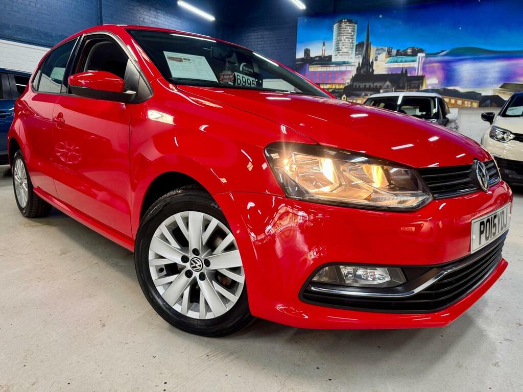 Volkswagen Polo Hatchback 1.0 Bluemotion Tech Se Euro 6 Ss Red