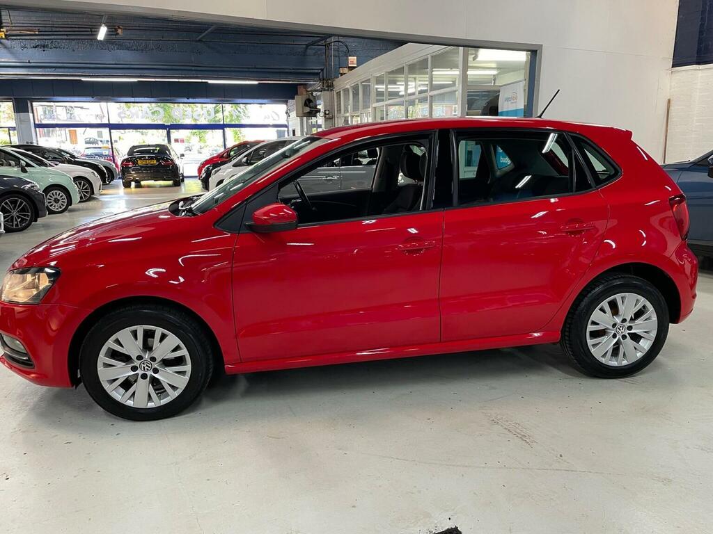Volkswagen Polo Hatchback 1.0 Bluemotion Tech Se Euro 6 Ss Red #4
