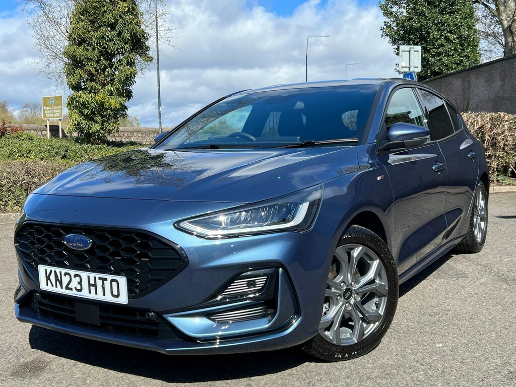 Ford Focus 1.0 Ecoboost Hybrid Mhev 155 St-line Edition KN23HTO Blue #4