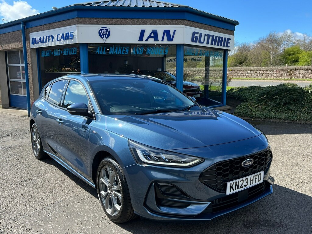 Ford Focus 1.0 Ecoboost Hybrid Mhev 155 St-line Edition KN23HTO Blue #3