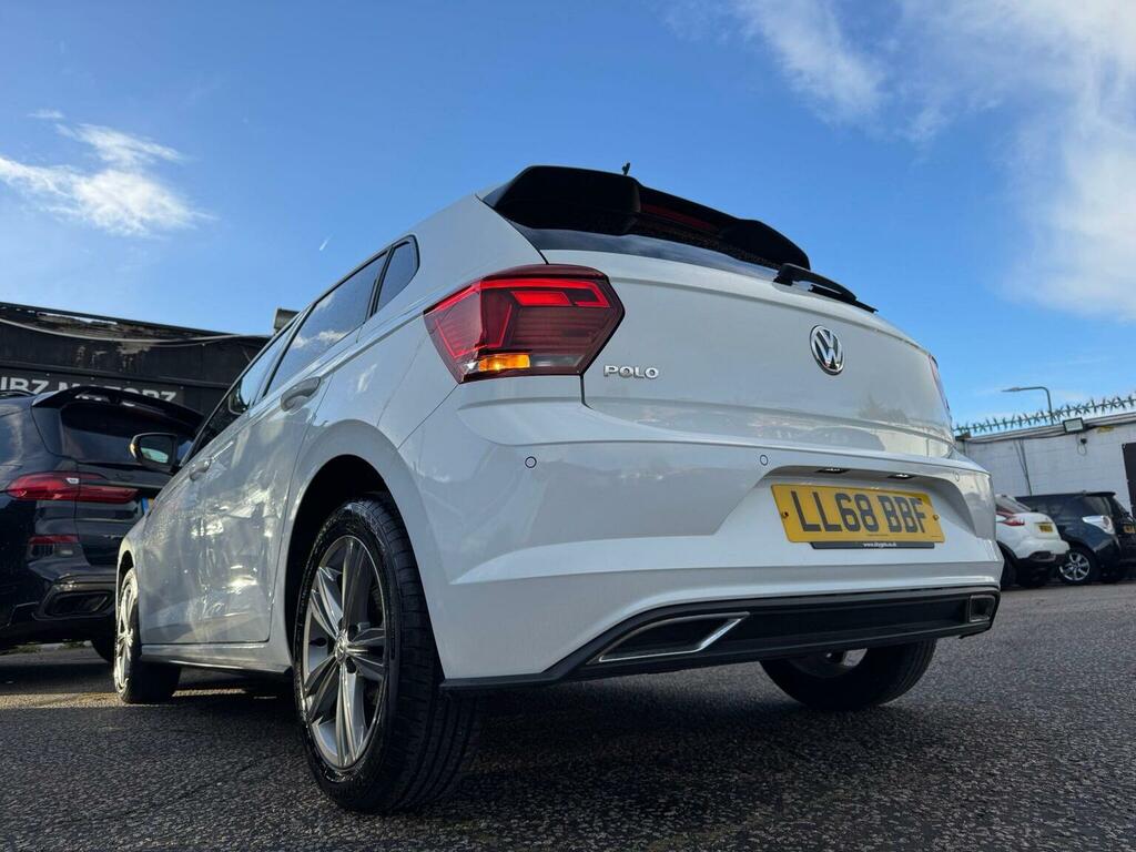 Volkswagen Polo Hatchback 1.0 Tsi R-line Dsg Euro 6 Ss 201 LL68BBF White #5