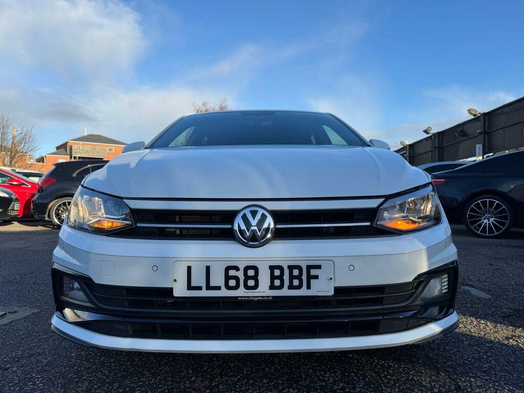 Volkswagen Polo Hatchback 1.0 Tsi R-line Dsg Euro 6 Ss 201 LL68BBF White #3