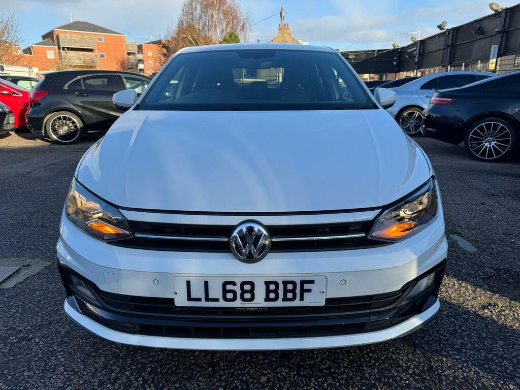 Volkswagen Polo Hatchback 1.0 Tsi R-line Dsg Euro 6 Ss 201 LL68BBF White #4