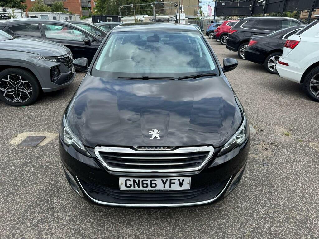 Peugeot 308 Hatchback 1.6 Bluehdi Allure Euro 6 Ss 201 GN66YFV Black #3