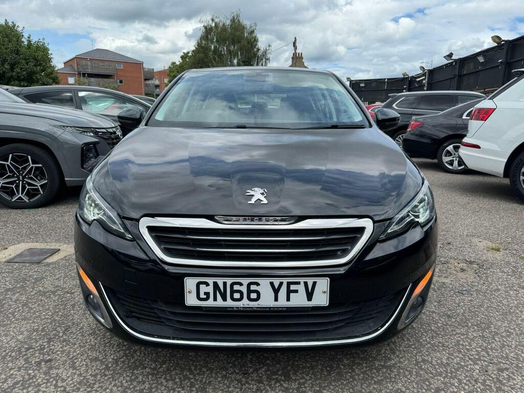 Peugeot 308 Hatchback 1.6 Bluehdi Allure Euro 6 Ss 201 GN66YFV Black #4