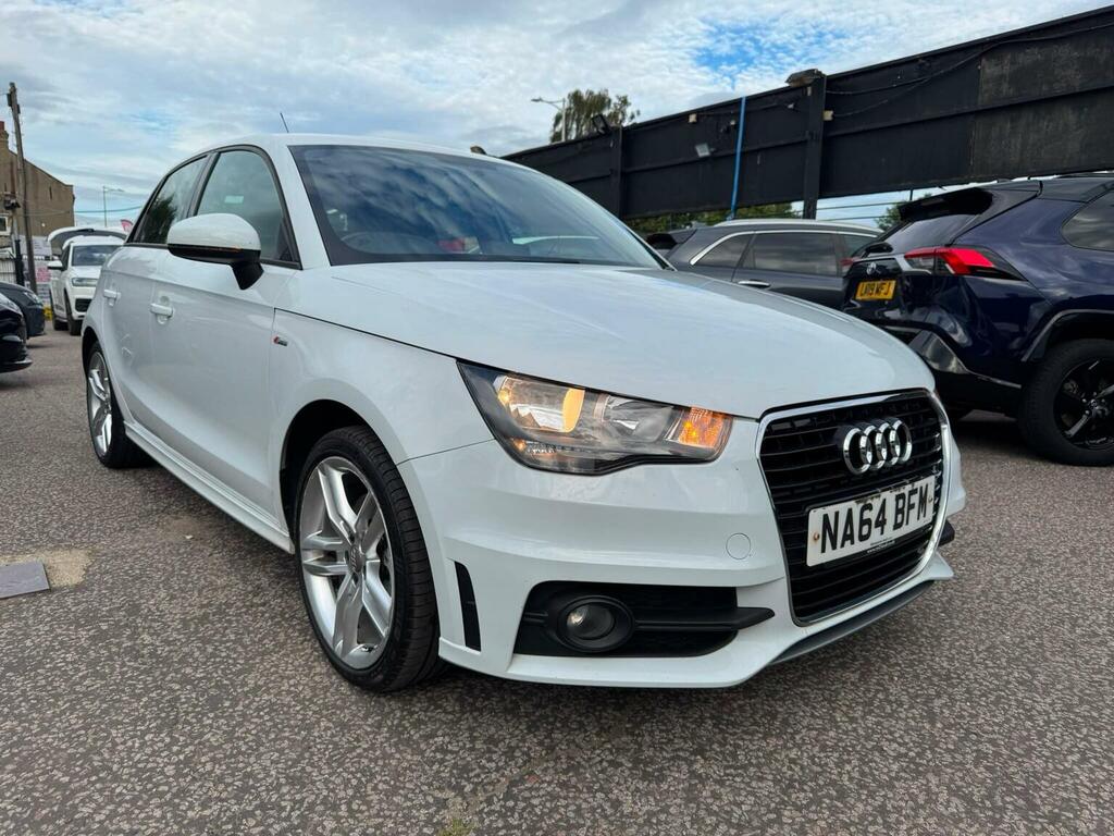 Audi A1 Hatchback 1.4 Tfsi Cod S Line Sportback S Tronic E White