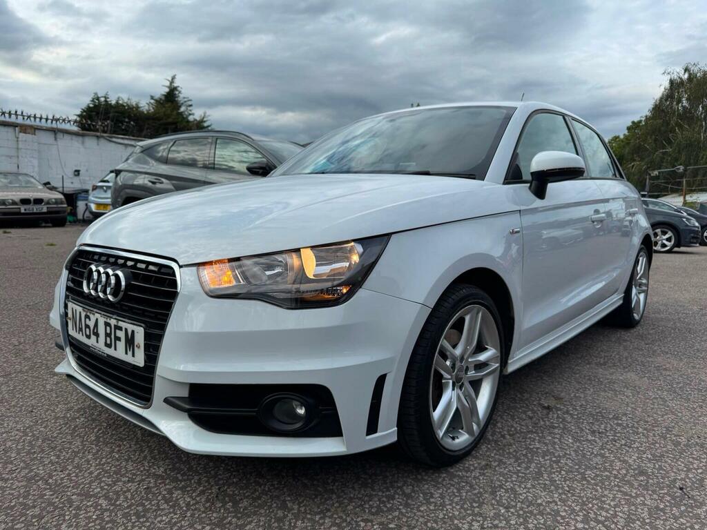 Audi A1 Hatchback 1.4 Tfsi Cod S Line Sportback S Tronic E NA64BFM White #2