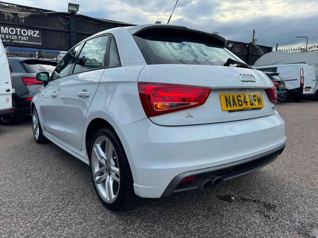 Audi A1 Hatchback 1.4 Tfsi Cod S Line Sportback S Tronic E NA64BFM White #5