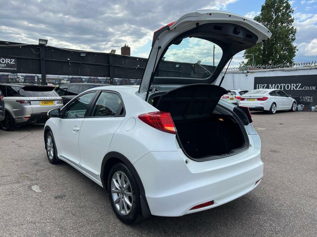 Honda Civic 1.8 I-vtec Es Euro 5 White #6