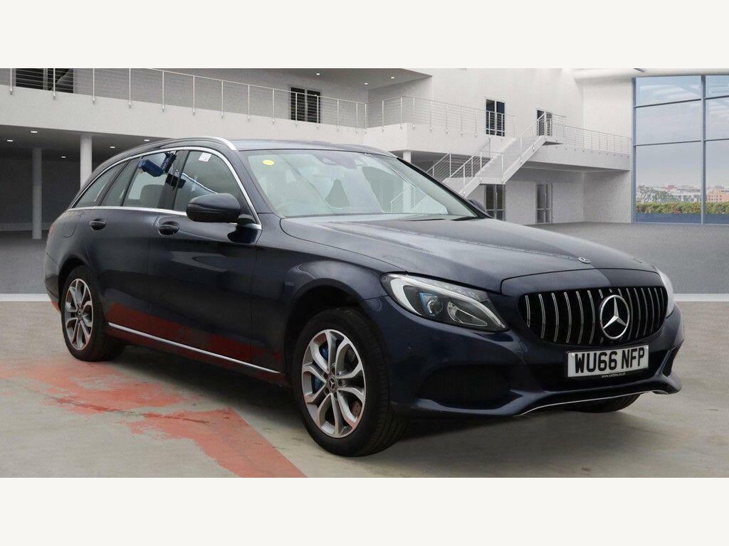 Mercedes-Benz C Class 2.0 C350e 6.4Kwh Sport G-tronic Euro 6 S S WU66NFP Blue
