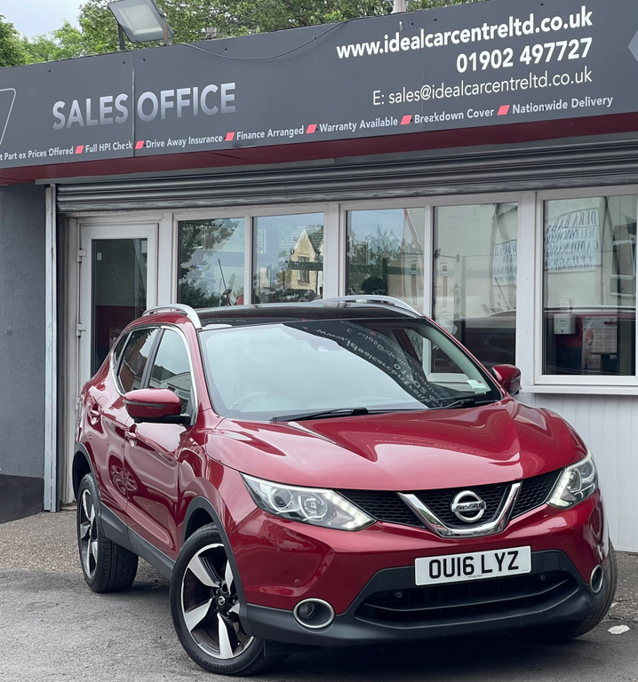 Nissan Qashqai 1.6 Dci N-connecta Suv 2Wd Euro OU16LYZ Red #2