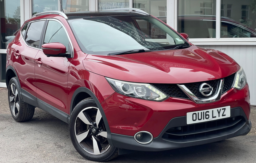 Nissan Qashqai 1.6 Dci N-connecta Suv 2Wd Euro OU16LYZ Red #3