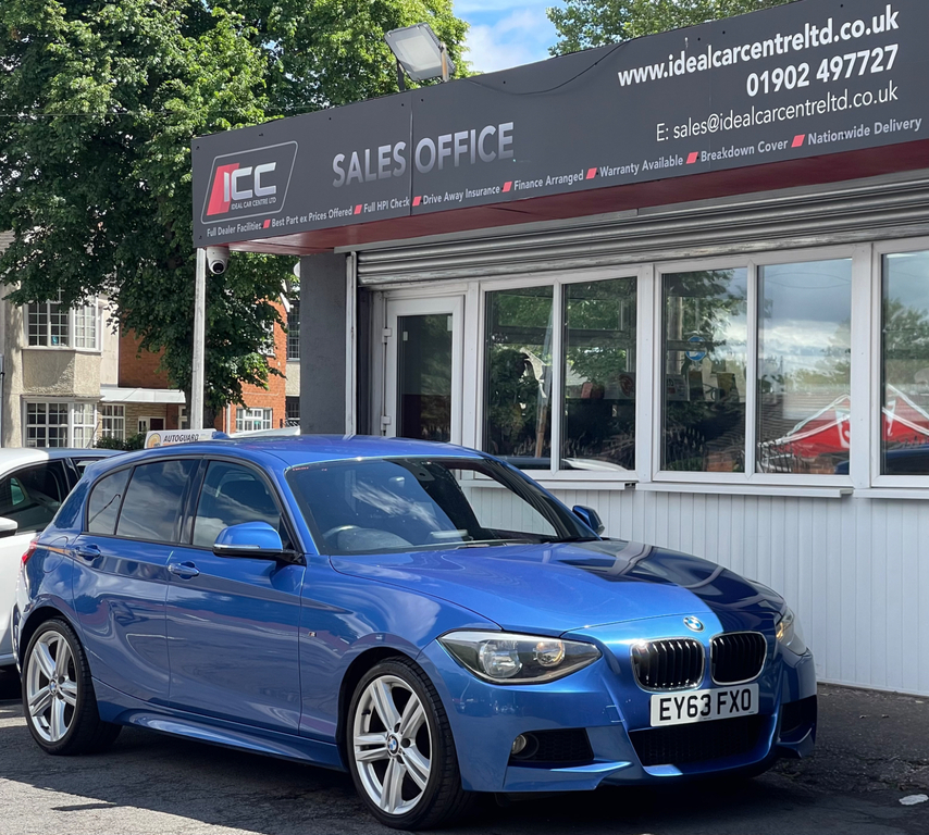 BMW 1 Series 1.6 118I M Sport Hatchback Euro EY63FXO Blue #6