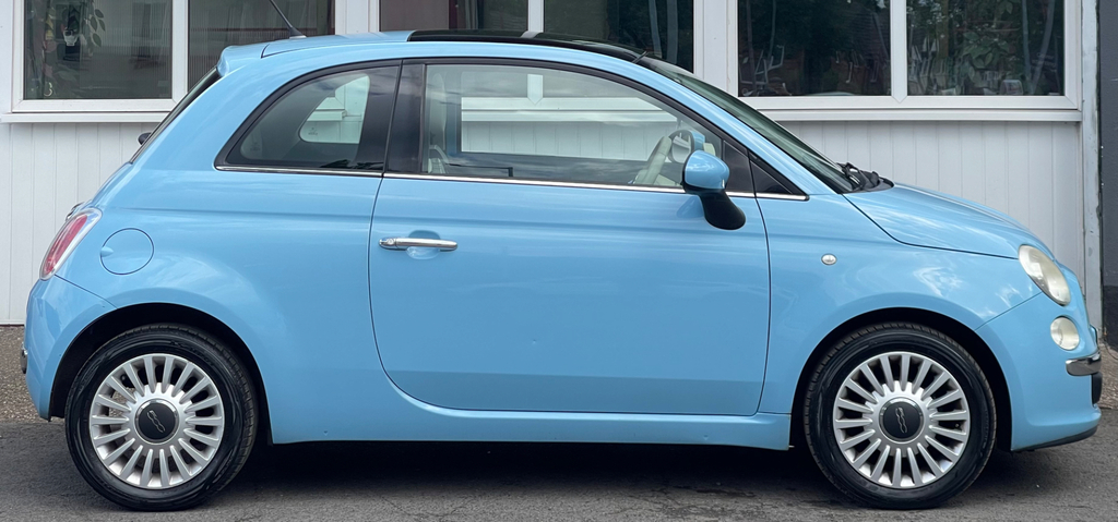 Fiat 500 1.2 Lounge Hatchback Euro 5 Ss WP11AUU Blue #5