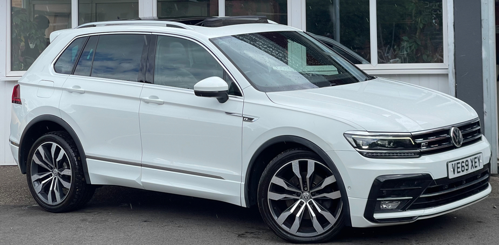 Volkswagen Tiguan 2.0 Tsi R-line Suv Dsg 4Motion Euro 6 VE69XEY White #3