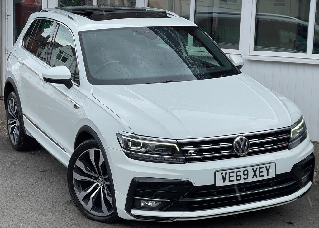 Volkswagen Tiguan 2.0 Tsi R-line Suv Dsg 4Motion Euro 6 VE69XEY White #4