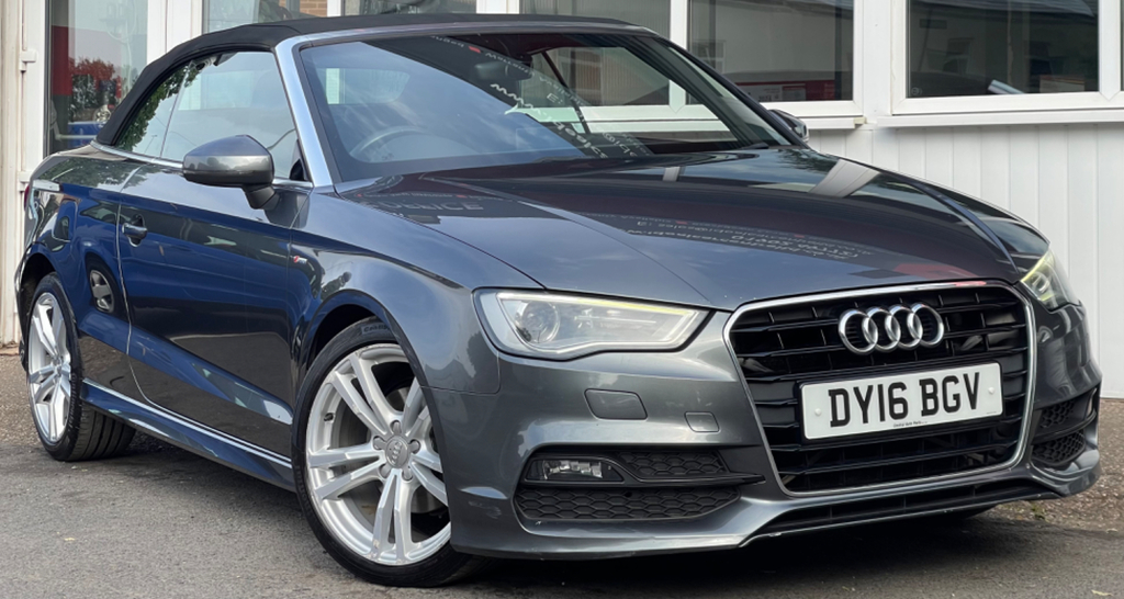 Audi Cabriolet 2.0 Tdi S Line Convertible Euro Grey