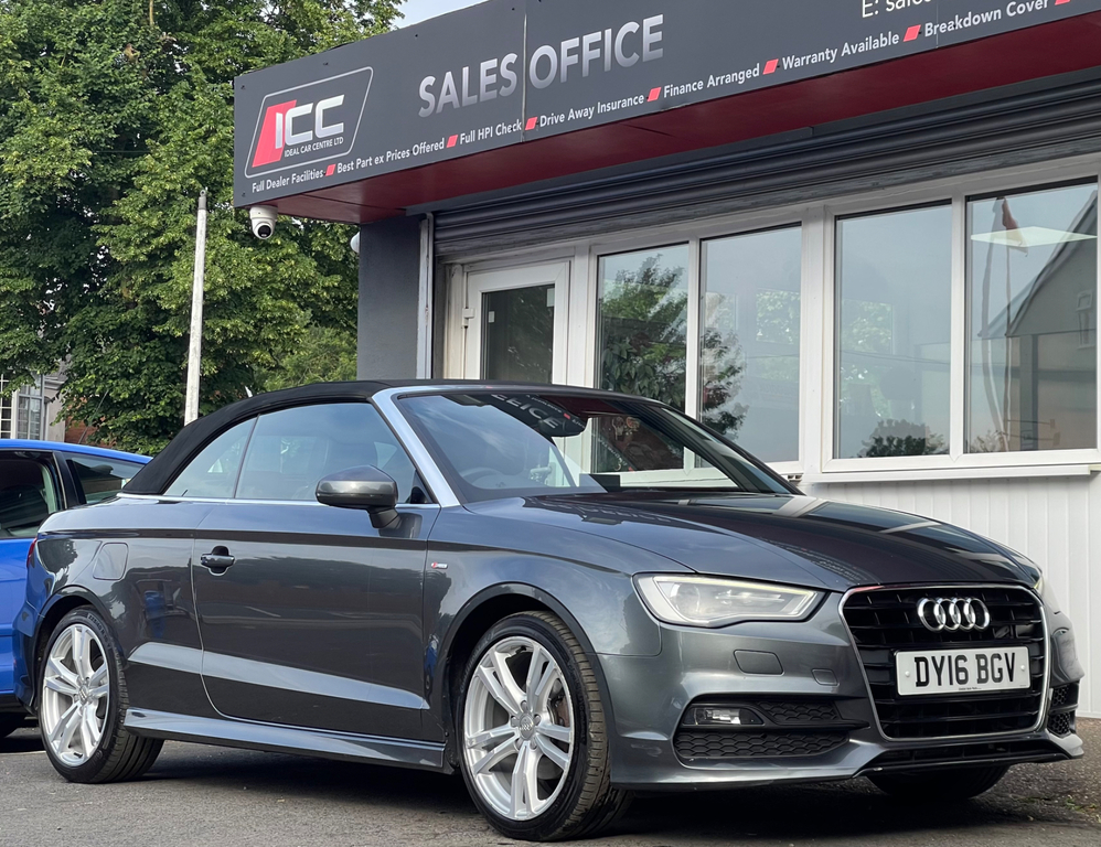 Audi Cabriolet 2.0 Tdi S Line Convertible Euro Grey #5