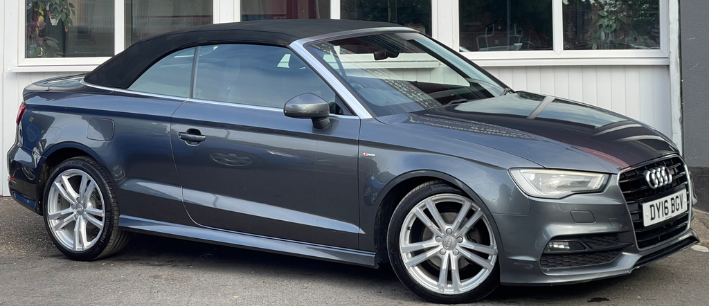 Audi Cabriolet 2.0 Tdi S Line Convertible Euro Grey #3