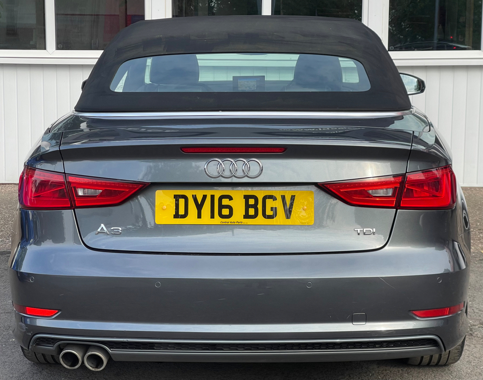 Audi Cabriolet 2.0 Tdi S Line Convertible Euro Grey #6