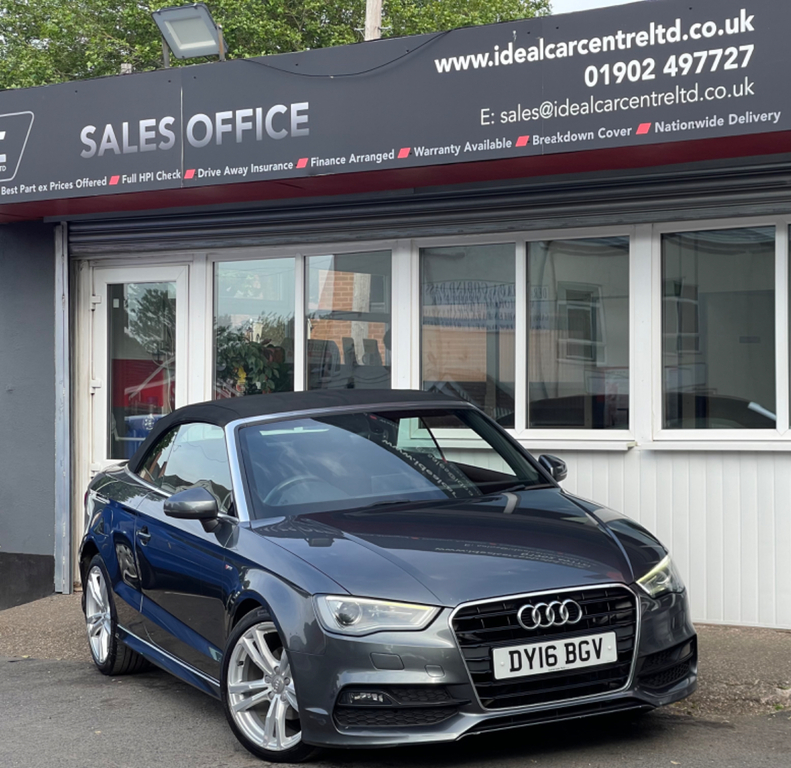 Audi Cabriolet 2.0 Tdi S Line Convertible Euro Grey #2