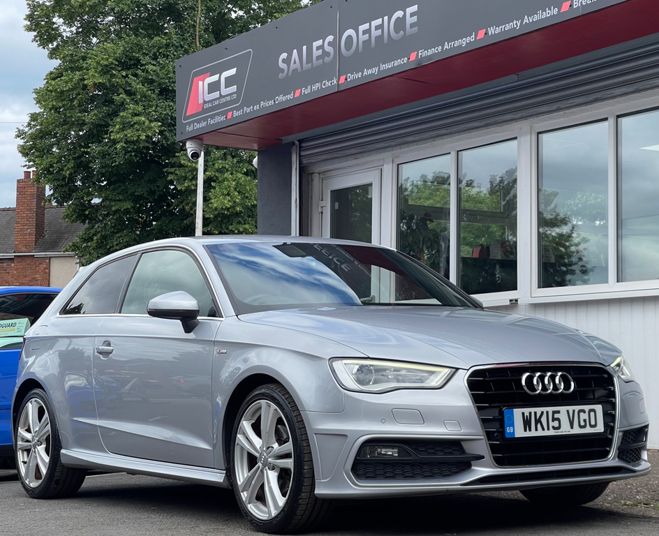 Audi A3 1.4 Tfsi Cod S Line Hatchback S Tronic WK15VGO Silver #3