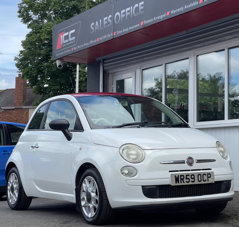 Fiat 500 1.2 Pop Hatchback Euro 5 Ss WR59OCP White #6