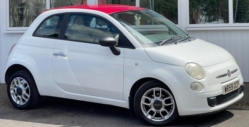 Fiat 500 1.2 Pop Hatchback Euro 5 Ss WR59OCP White #3