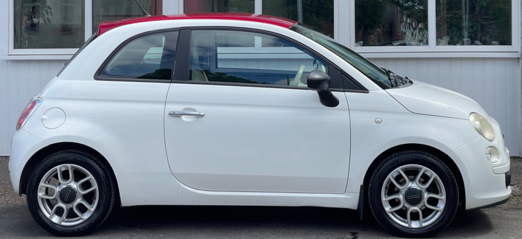 Fiat 500 1.2 Pop Hatchback Euro 5 Ss WR59OCP White #4