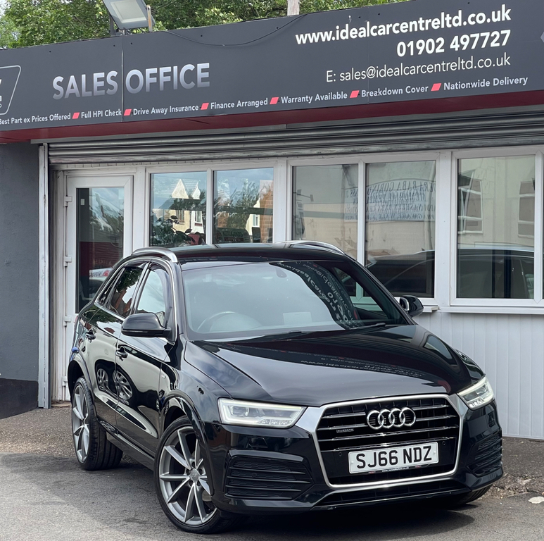 Audi Q3 2.0 Tdi S Line Plus Suv S Tronic Quattr Black #2