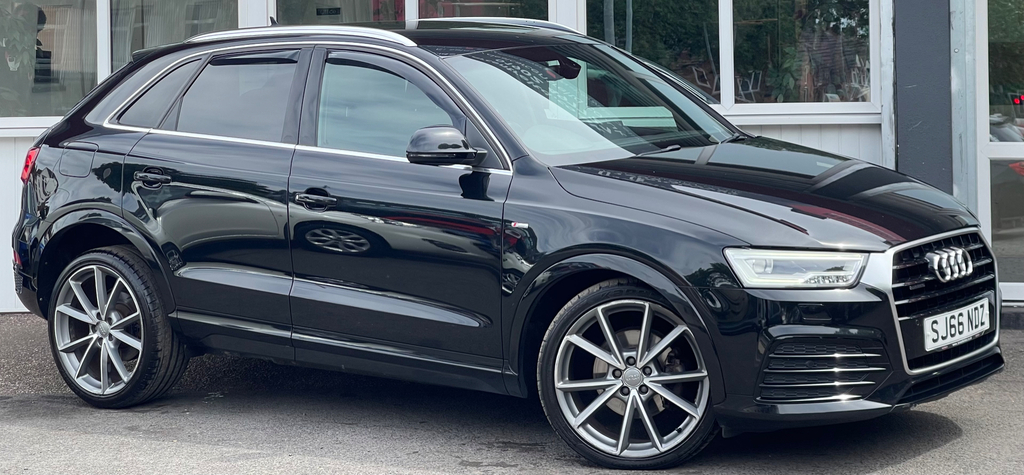 Audi Q3 2.0 Tdi S Line Plus Suv S Tronic Quattr Black #3