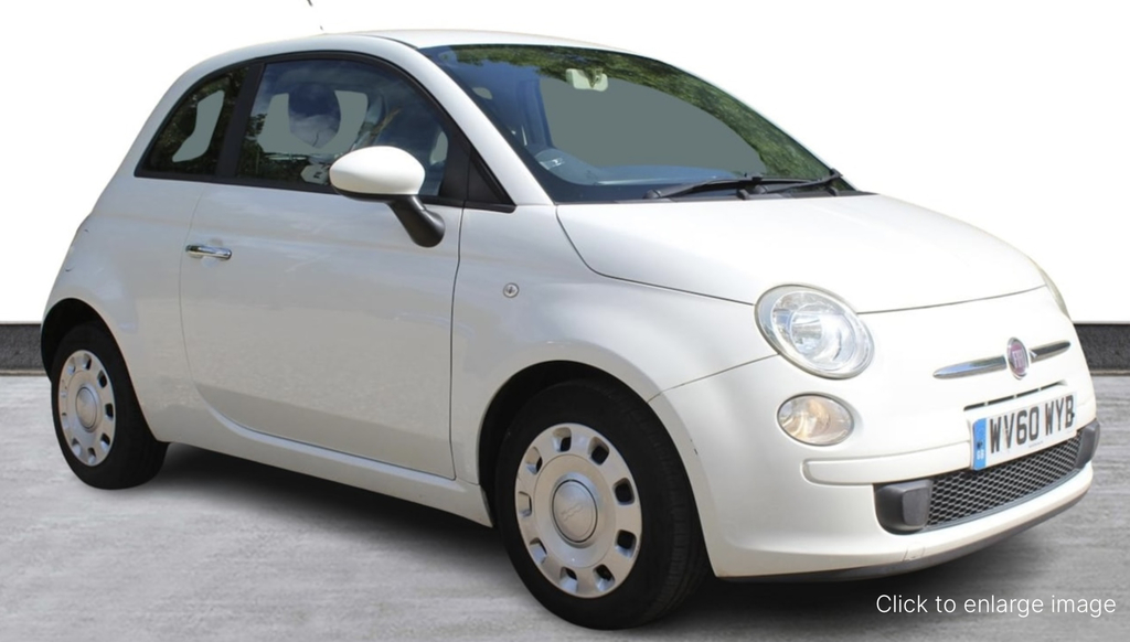 Fiat 500 1.2 Pop Hatchback Euro 4 69 Bhp White