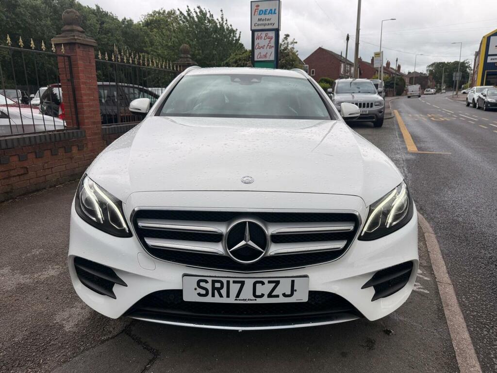 Mercedes-Benz E Class Estate 2.0 E220d Amg Line G-tronic Euro 6 Ss 5 SR17CZJ White #4