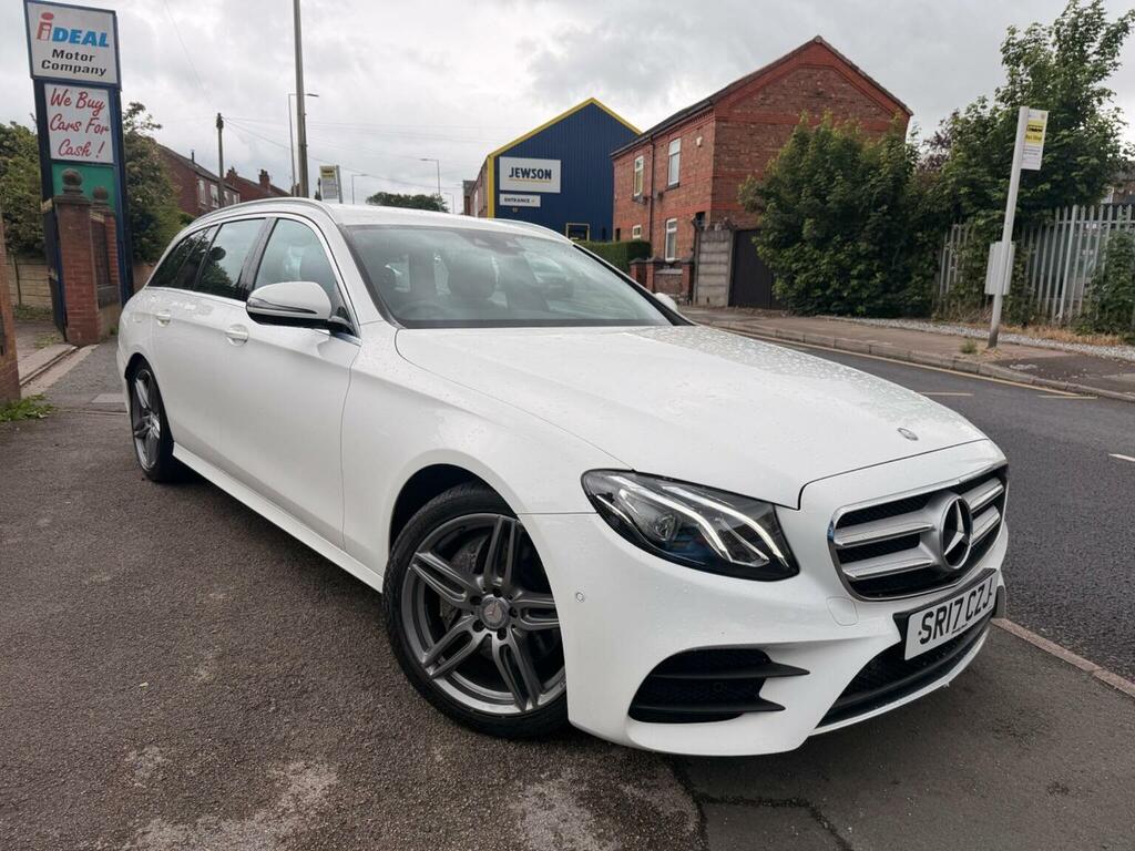 Mercedes-Benz E Class Estate 2.0 E220d Amg Line G-tronic Euro 6 Ss 5 White