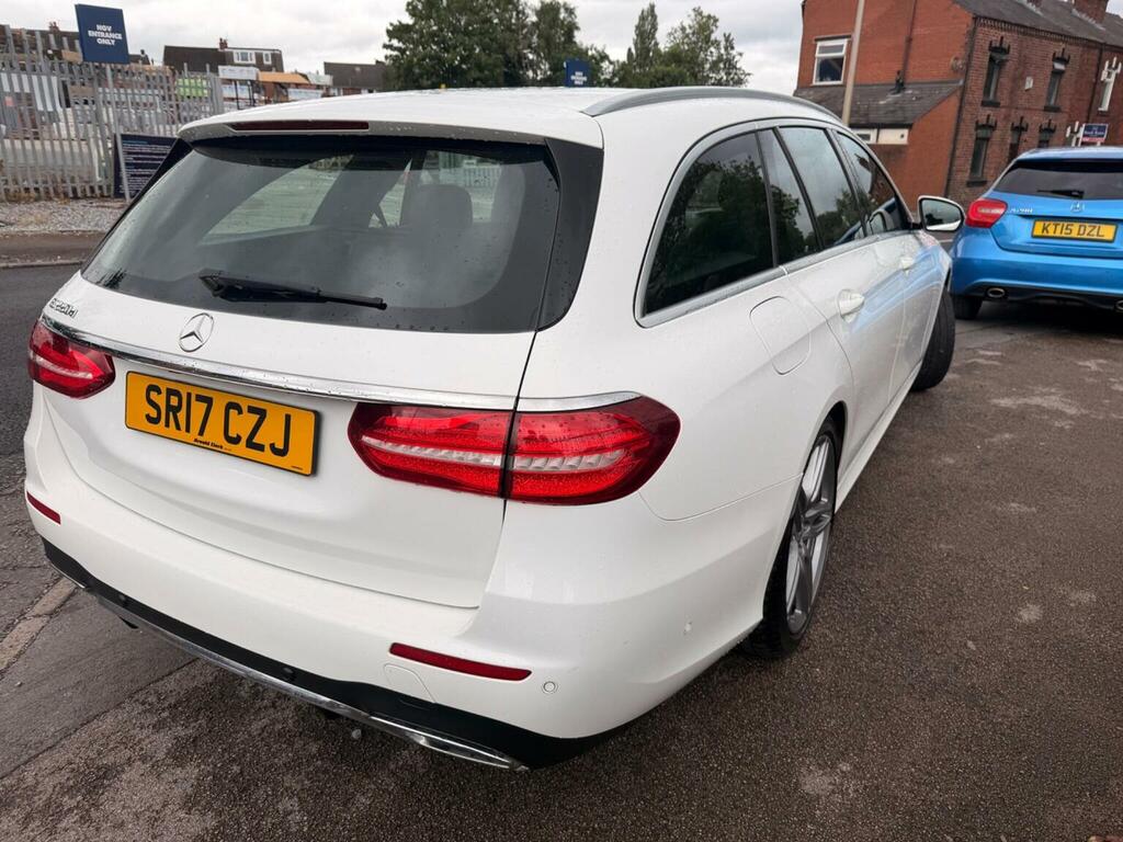 Mercedes-Benz E Class Estate 2.0 E220d Amg Line G-tronic Euro 6 Ss 5 SR17CZJ White #5