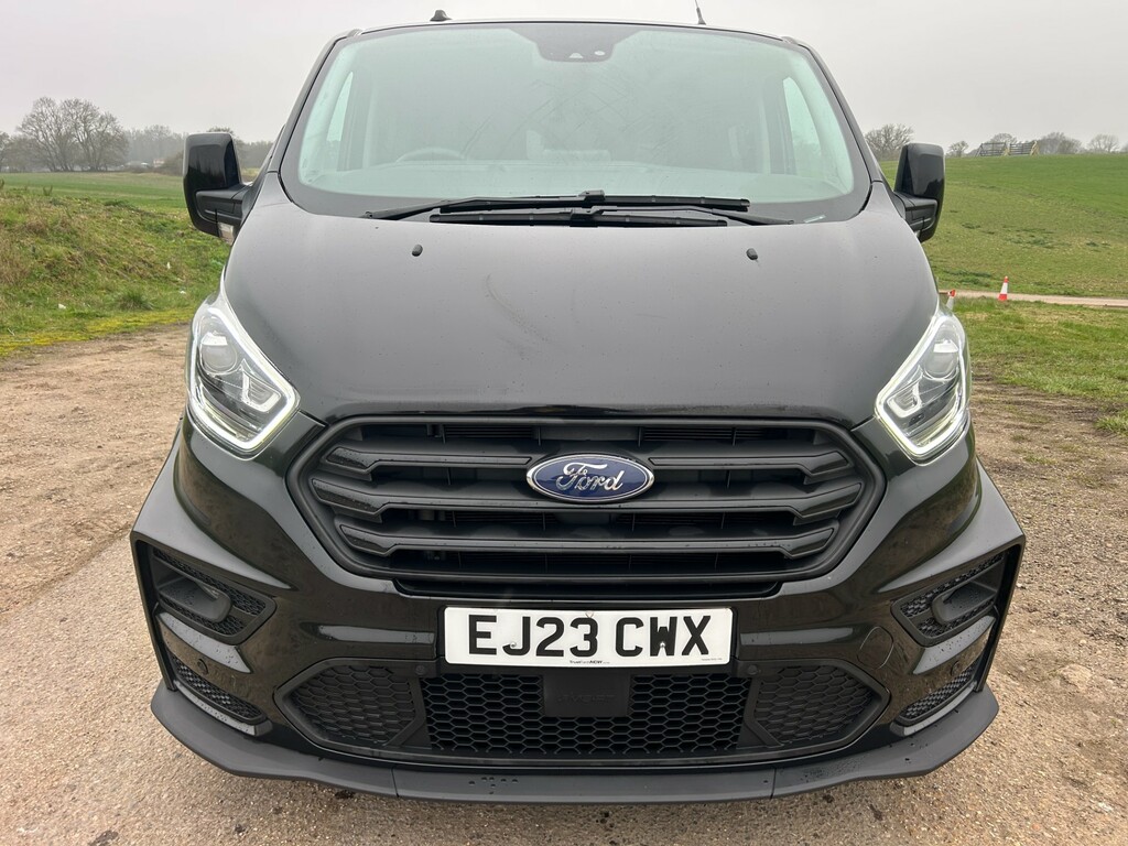 Ford Transit Custom 2.0 320 Ecoblue Ms-rt Crew Van L2 H1 Euro 6 S EJ23CWX Black #5