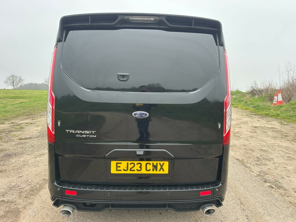 Ford Transit Custom 2.0 320 Ecoblue Ms-rt Crew Van L2 H1 Euro 6 S EJ23CWX Black #6