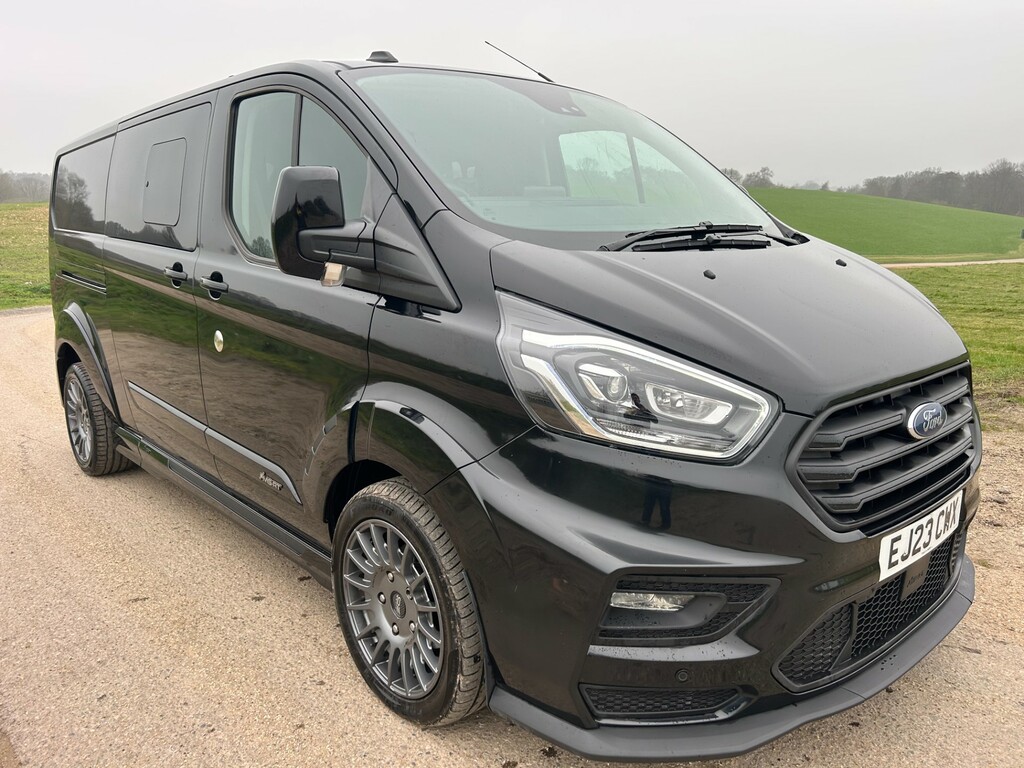 Ford Transit Custom 2.0 320 Ecoblue Ms-rt Crew Van L2 H1 Euro 6 S EJ23CWX Black