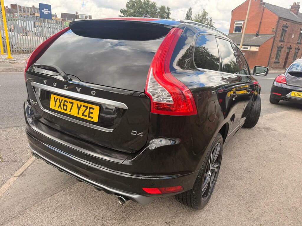 Volvo XC60 Suv 2.0 D4 R-design Lux Nav Euro 6 Ss 2017 YX67YZE Black #4