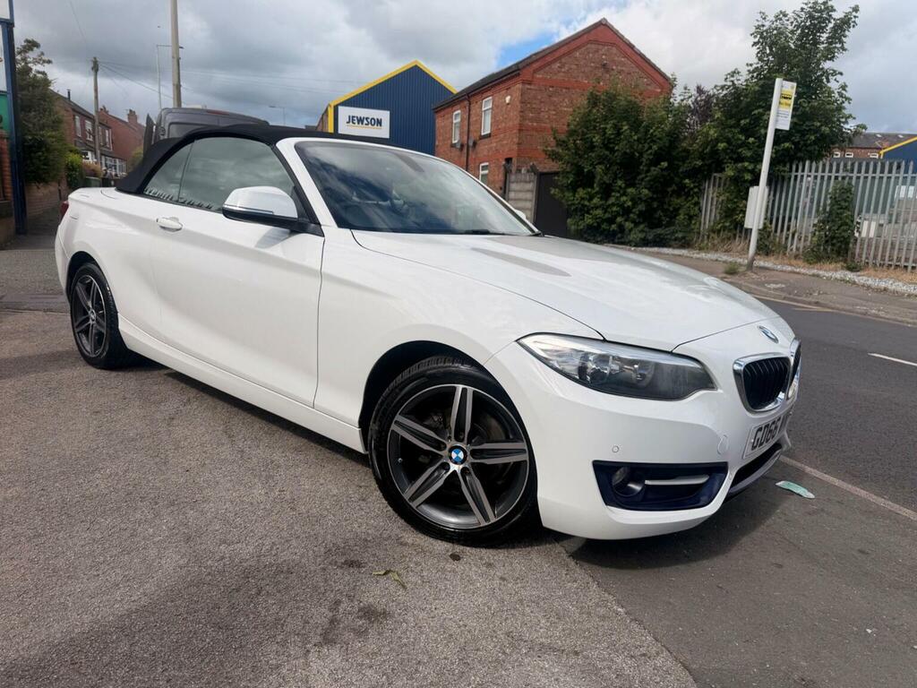 BMW 2 Series Convertible 2.0 218D Sport Euro 6 Ss 2016 White #2