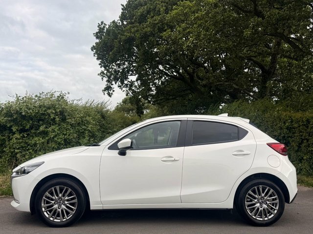 Mazda 2 2022 1.5 E-skyactiv G Mhev Mhev Sport Hatchback VO72SFZ White #4