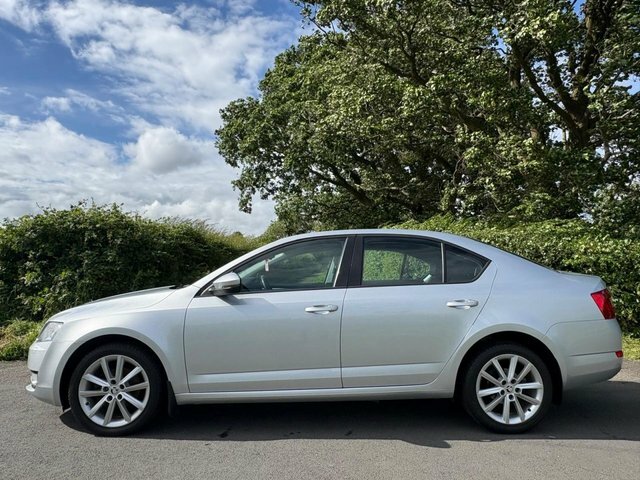 Skoda Octavia 2014 1.6 Tdi Elegance Hatchback Dsg Eur Silver #4
