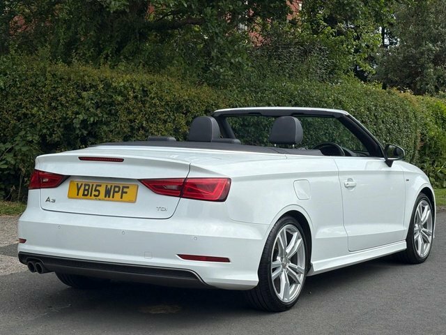 Audi A3 Cabriolet Tfsi Sport White #14