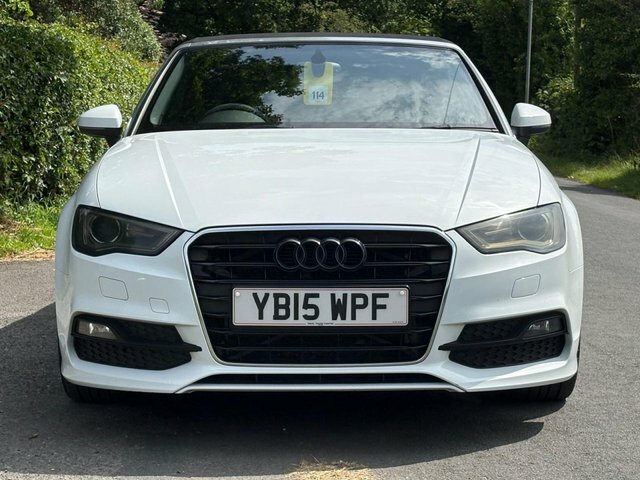 Audi A3 Cabriolet 2015 2.0 Tdi S Line Convertible White #3
